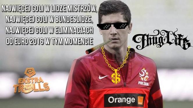 Rober Lewandowski, Bayern Monachium - Dinamo Zagrzeb, MEMY