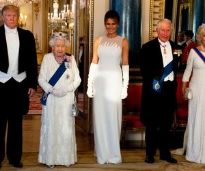 Trump u królowej był królem gaf! Teraz się poprawi?