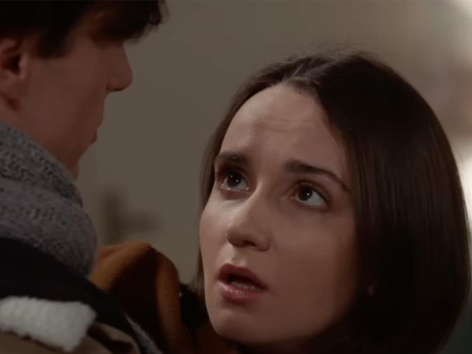 Pierwsza miłość odc. 3995 kulisy serialu: Krystian (Patryk Pniewski), Melka (Ewa Jakubowicz) 