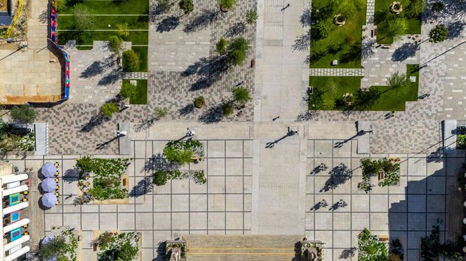 Plac Centralny Warszawa, sierpień 2025