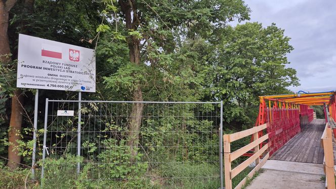Postępują prace na olsztyńskim Tracku. Powstaje m.in. nowoczesny wiadukt