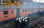 Demolka pociągu w Iławie. Stu policjantów w akcji