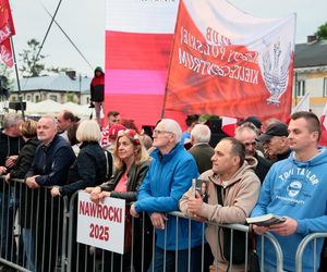 Karol Nawrocki na zorganizowanej przez telewizję Republika debacie przedwyborczej w Końskich