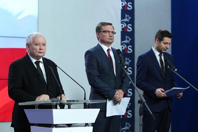 Konferencja prasowa Prawa i Sprawiedliwości