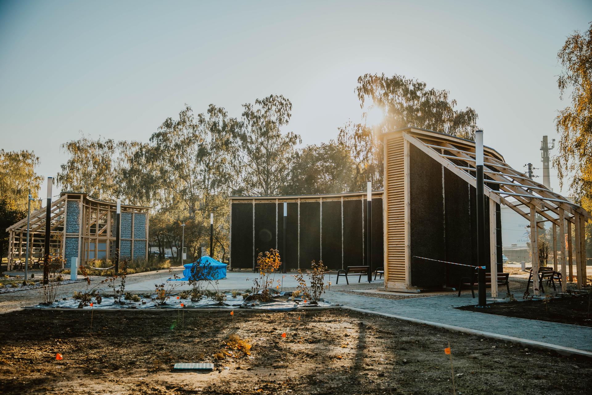Tężnia solankowa wraz z ogrodem halofitów w Wołczynie