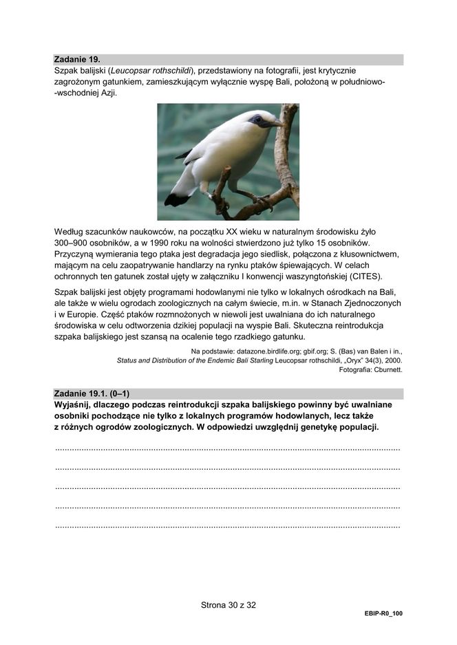 Matura 2025 - biologia