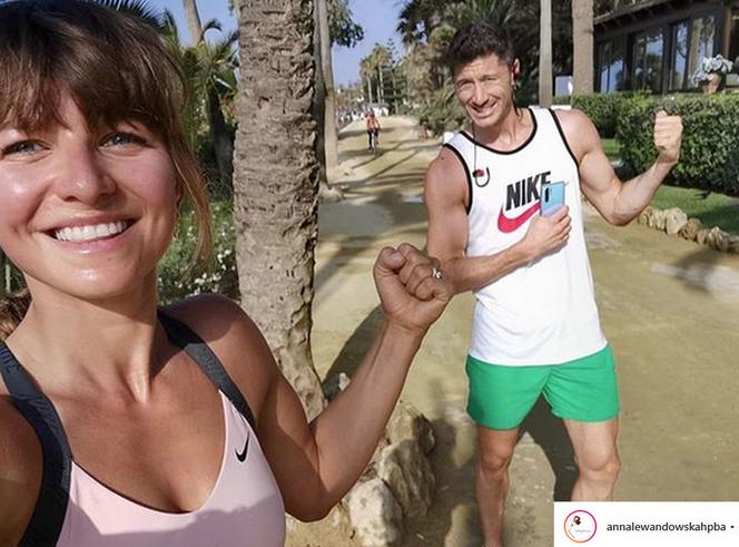 Robert Lewandowski i Anna Lewandowska na wakacjach