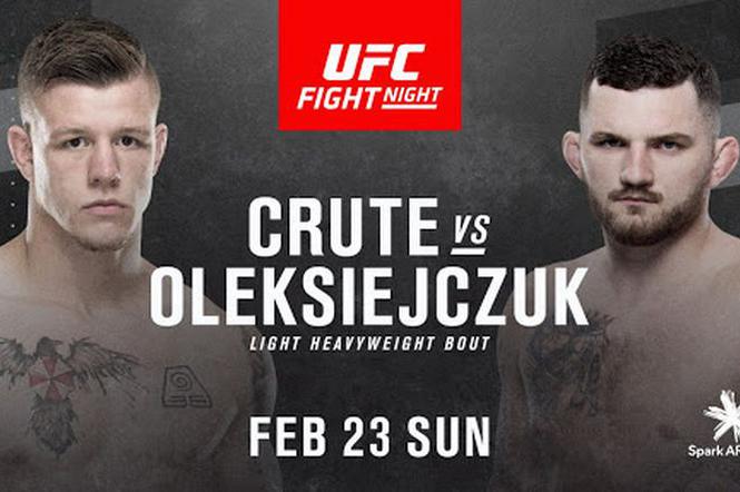 UFC Auckland 22/23.02 RELACJA NA ŻYWO. Walki Kowalkiewicz - Xiaonan i Oleksiejczuk - Crute ONLINE w INTERNECIE