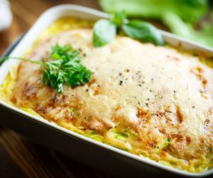 Najlepszą zapiekankę na wiosenny obiad robię z cukinii i tego sera. Jest gotowa w 30 minut 