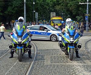 Nowe policyjne motocykle dostali policjanci w województwie śląskim