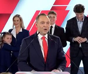 Córka Karola Nawrockiego podczas wieczoru wyborczego