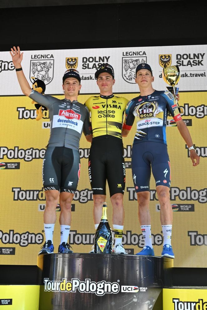 Olav Kooij wygrywa pierwszy etap Tour de Pologne. Holender zakłada żółtą koszulkę lidera