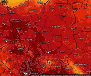Mapy gorąca dla Polski we wrześniu