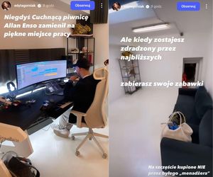 Bartosz Pniewski pokazał zdewastowane studio muzyczne po wizycie Edyty Górniak