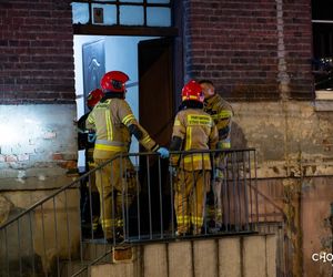 Pożar pustostanu w Chorzowie. 31-letni sprawca podpalenia usłyszał zarzuty