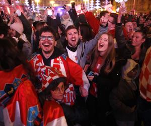 Ogromna radość w Chorwacji! Mieszkańcy Zagrzebia świętują po wygranej [ZDJĘCIA]