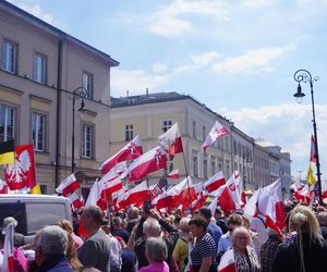 Wielki marsz za Polską Karola Nawrockiego 25.05.2025