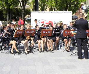 Piknik strażacki na Placu Teatralnym w Lublinie