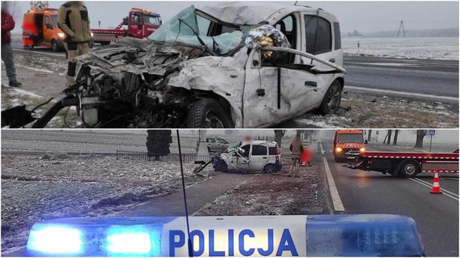 Kręgi. 27-latka ciężko ranna! Wjechała prosto pod tira, z jej fiata została miazga [ZDJĘCIA]