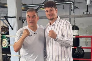 Dariusz Michalczewski w ringu z synem Karola Nawrockiego! Zacisnęli pięści