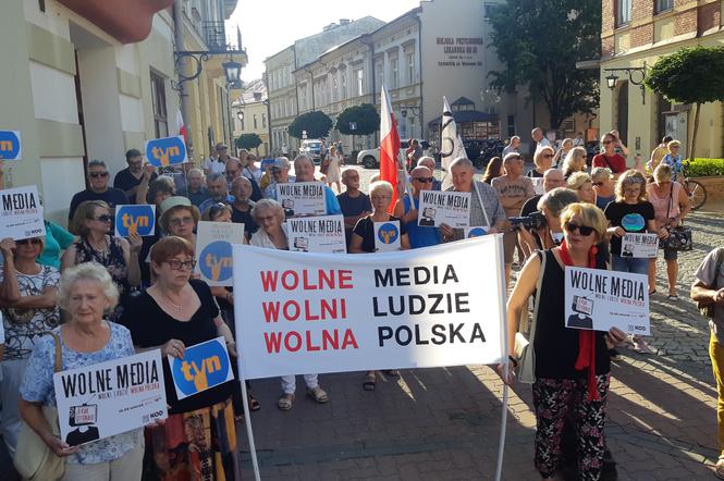 Wolne media!. Mieszkańcy Tarnowa wyszli na ulicę 