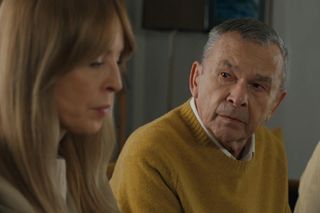 Barwy szczęścia, odcinek 3166. Agnieszka (Katarzyna Tlałka), Czesław (Marian Jaskulski)