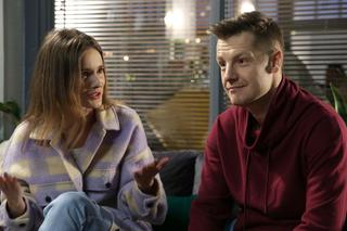 M jak miłość odc. 1516. Franka (Dominika Kachlik), Paweł (Rafał Mroczek)