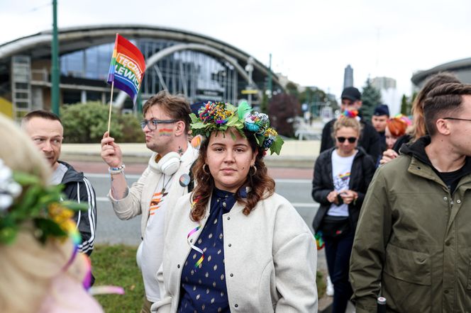 Marsz Równości w Katowicach 2025. Setki ludzi przeszło ulicami miasta. Były protesty