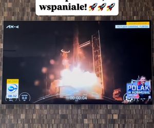 Tak gwiazdy reagują na lot Polaka w kosmos
