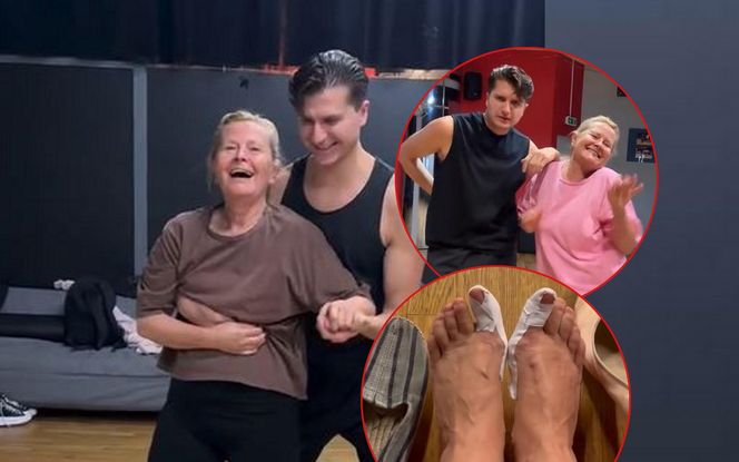 Barbara Bursztynowicz na treningu