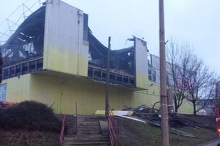 Pożar centrum handlowego Retman w Tczewie