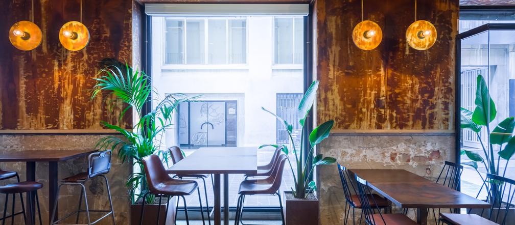 Wnętrze restauracji La Manera