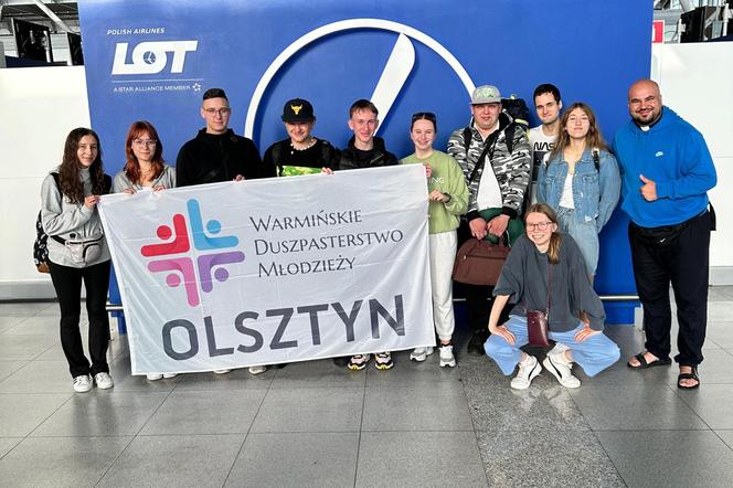 Warmińskie Duszpasterstwo Młodzieży w drodze na ŚDM.