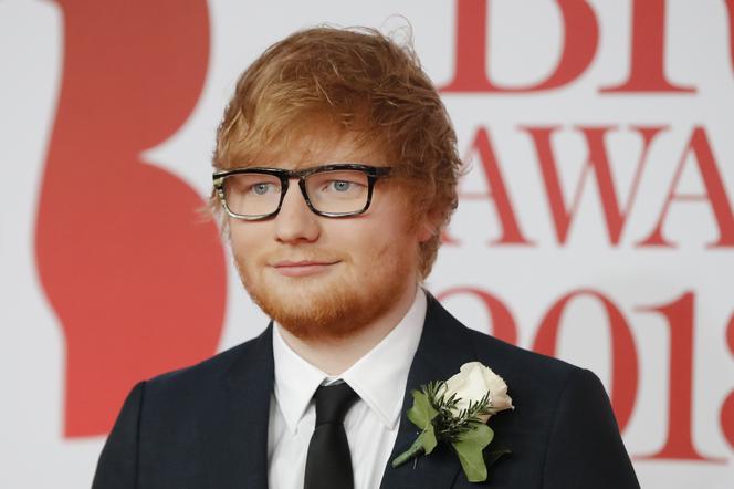 Ed Sheeran z obrączką ślubną na gali Brit Awards 2018