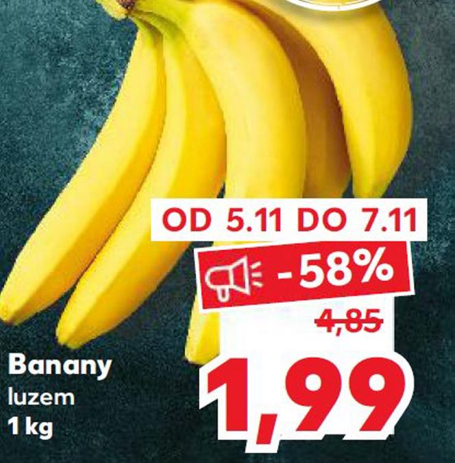 Kaufland -wielkie promocje!  Banany za 2 zł!