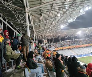 Kibice na meczu Korona Kielce - Legia Warszawa w Fortuna Pucharze Polski