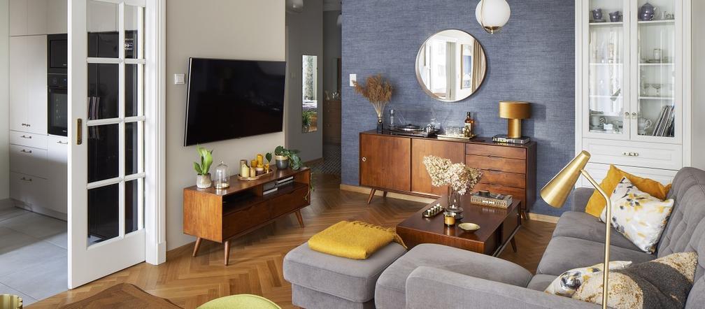salon i telewizor