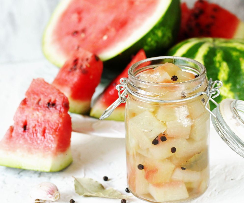 kiszone skórki arbuza