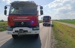 Wypadek niedaleko Kąkolewa 