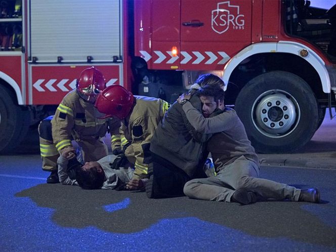 Pierwsza miłość, odcinek 4033: Kacper (Damian Kulec), Marysia (Aneta Zając) 