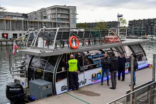 Wypadek łodzi na Motławie