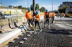 Południowy wiadukt Trasy Łazienkowskiej (październik 2025)