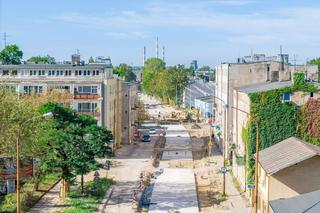 Remont ul. Przybyszewskiego w Łodzi