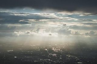 Pilot uchwycił na zdjęciu teren budowy w Choczewie