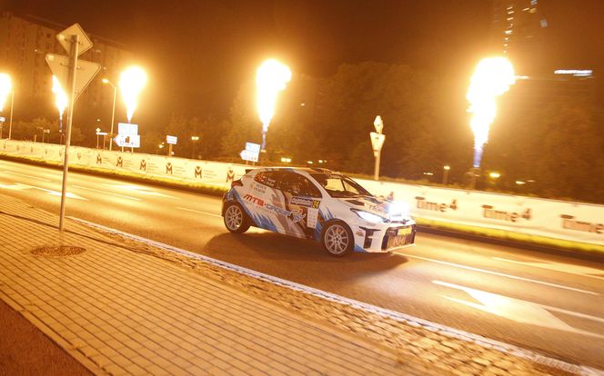 Rajd Śląska 2025. Nocny odcinek specjalny ulicami Katowic