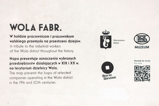 Nowy mural na terenie Fabryki Norblina. Upamiętnia przemysłowe korzenie dzielnicy