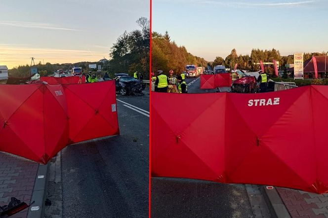 Tragiczny wypadek na drodze krajowej. Nie żyją trzy młode osoby