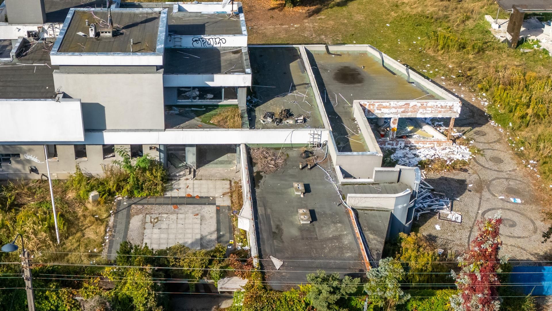 Opuszczona willa przy Ryżowej 72 w Warszawie