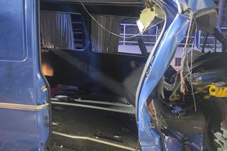 Tragiczny wypadek busa w woj. lubelskim. Jedna osoba nie żyje, jest wielu rannych