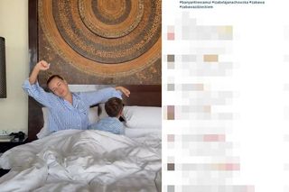 Janachowska na wakacjach